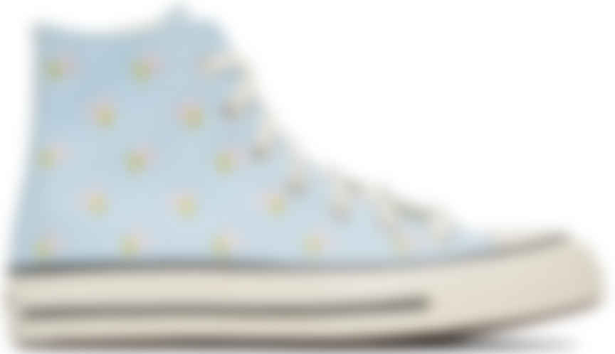 blue floral converse