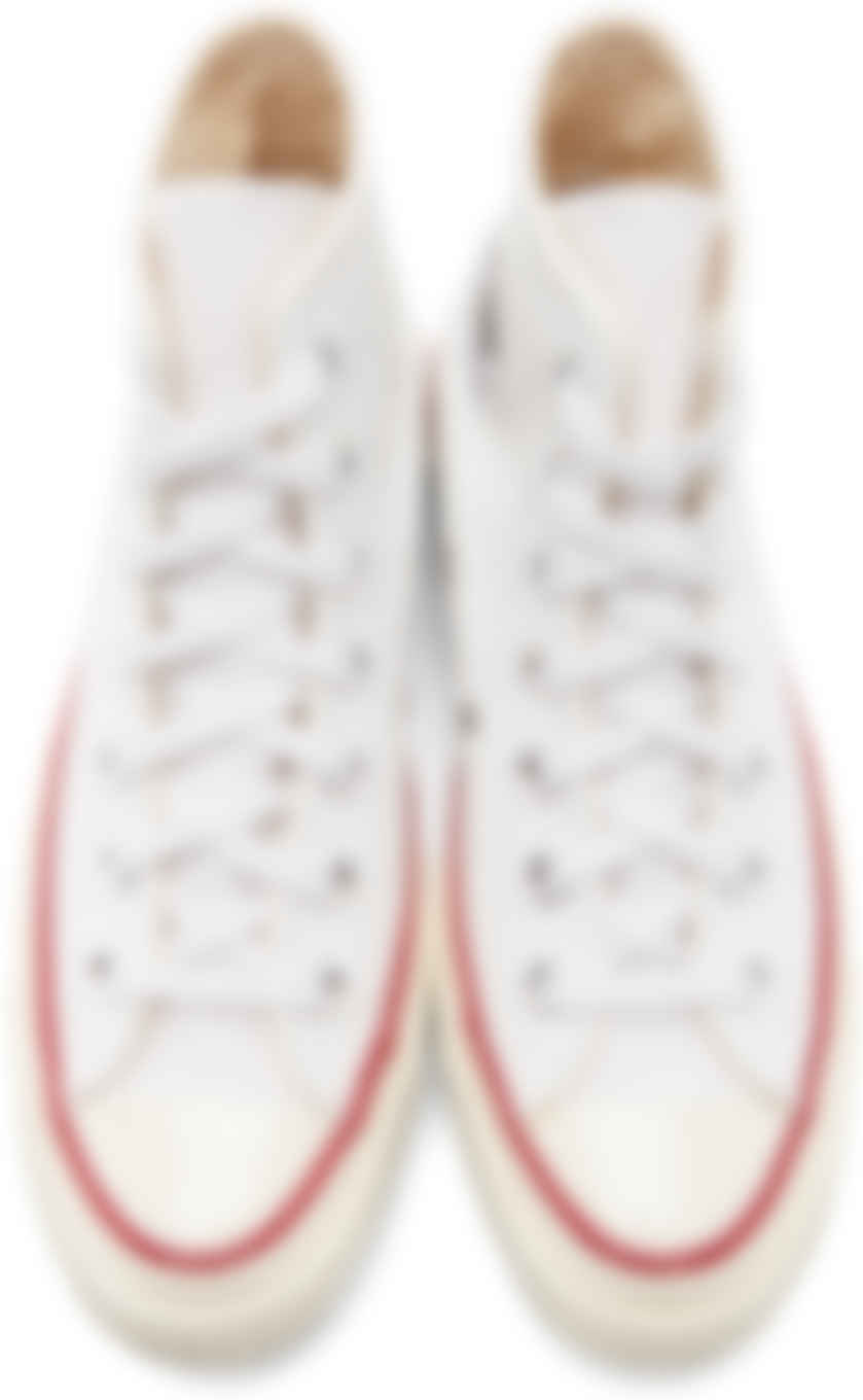 Converse ホワイト Chuck 70 ハイカット スニーカー メンズ Ssense 日本
