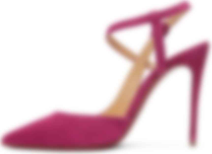 christian louboutin pink suede pumps