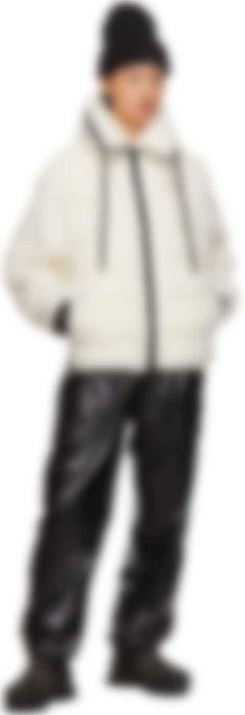 off white bear jacket