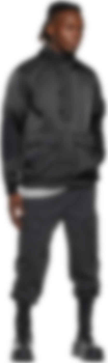 stone island black smock