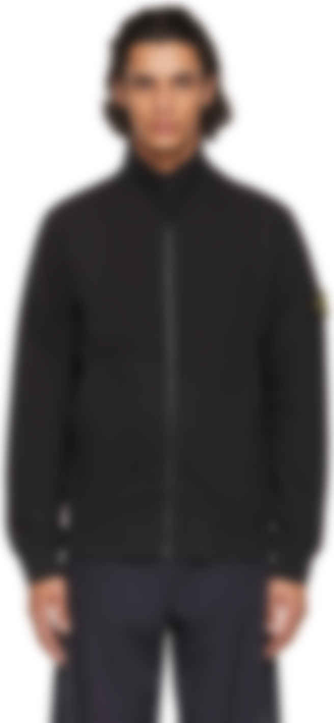 Black Zip-Up Sweatshirt