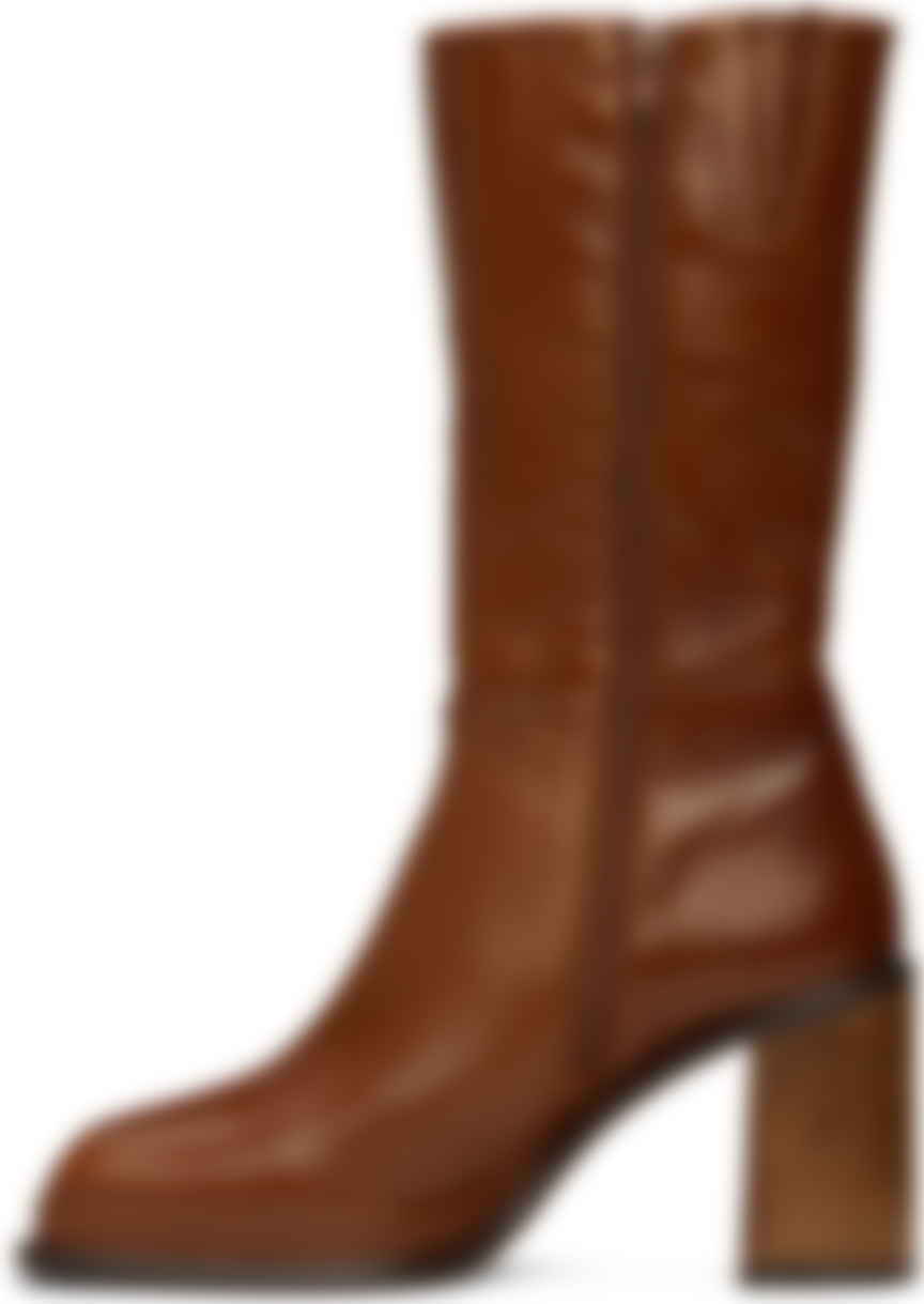 brown mid boots