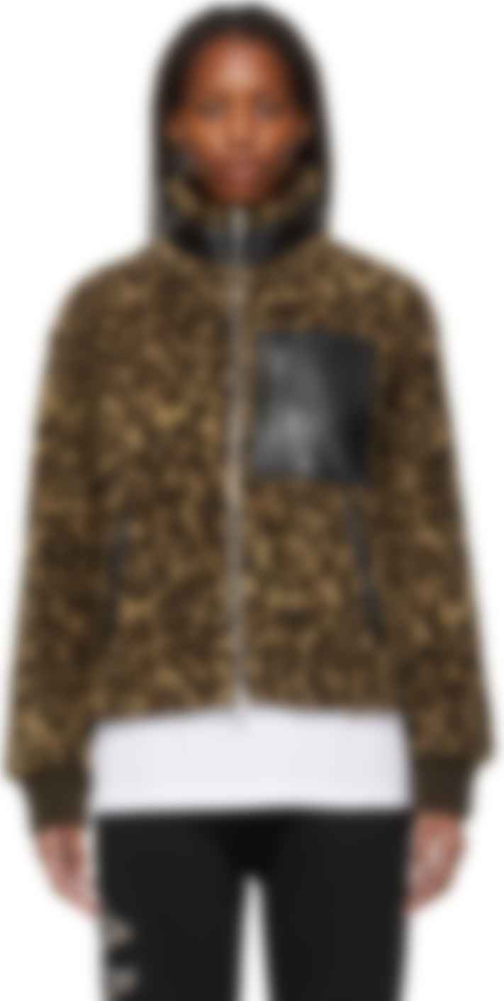 leopard fleece jacket