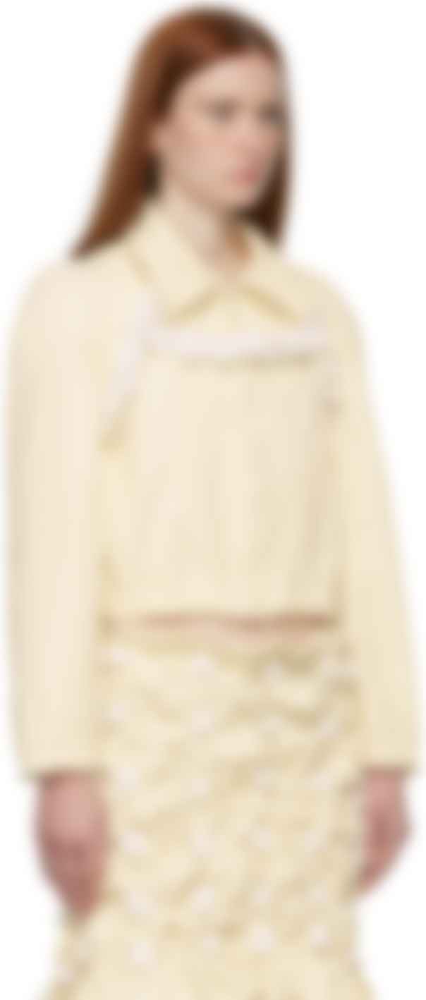 off white sports jacket