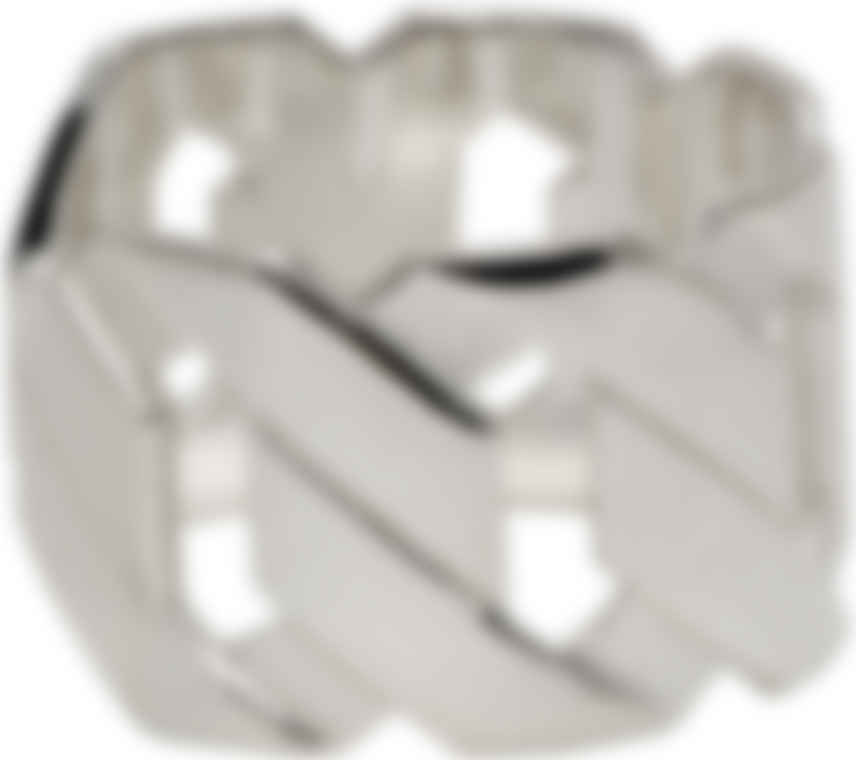 Saskia Diez: Silver Adjustable Grand Ring | SSENSE