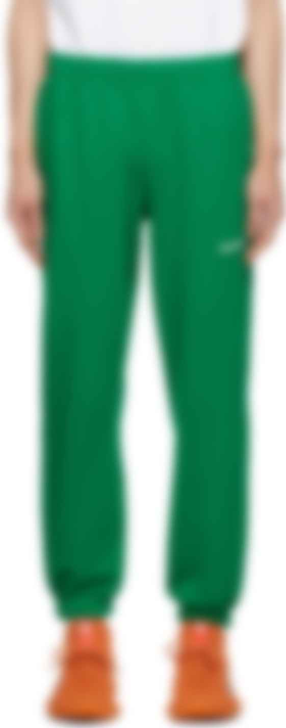 adidas x Humanrace by Pharrell Williams: Pantalon de survêtement vert  Humanrace Basics exclusif à SSENSE France | SSENSE