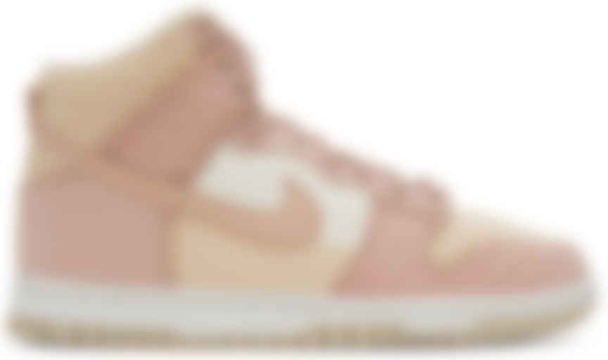 Nike: Pink \u0026 Beige Dunk High LX Sneakers | SSENSE Canada