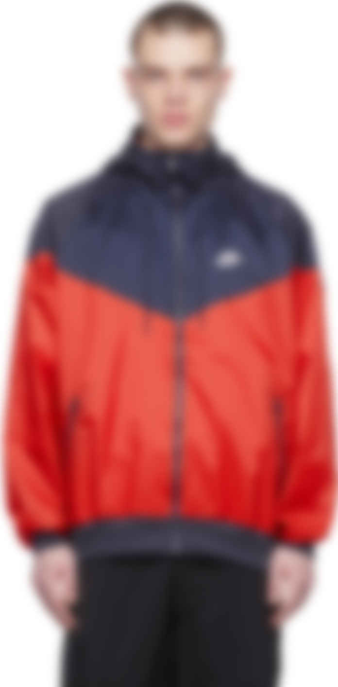 red windrunner jacket