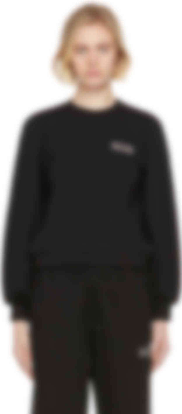 ganni black sweatshirt