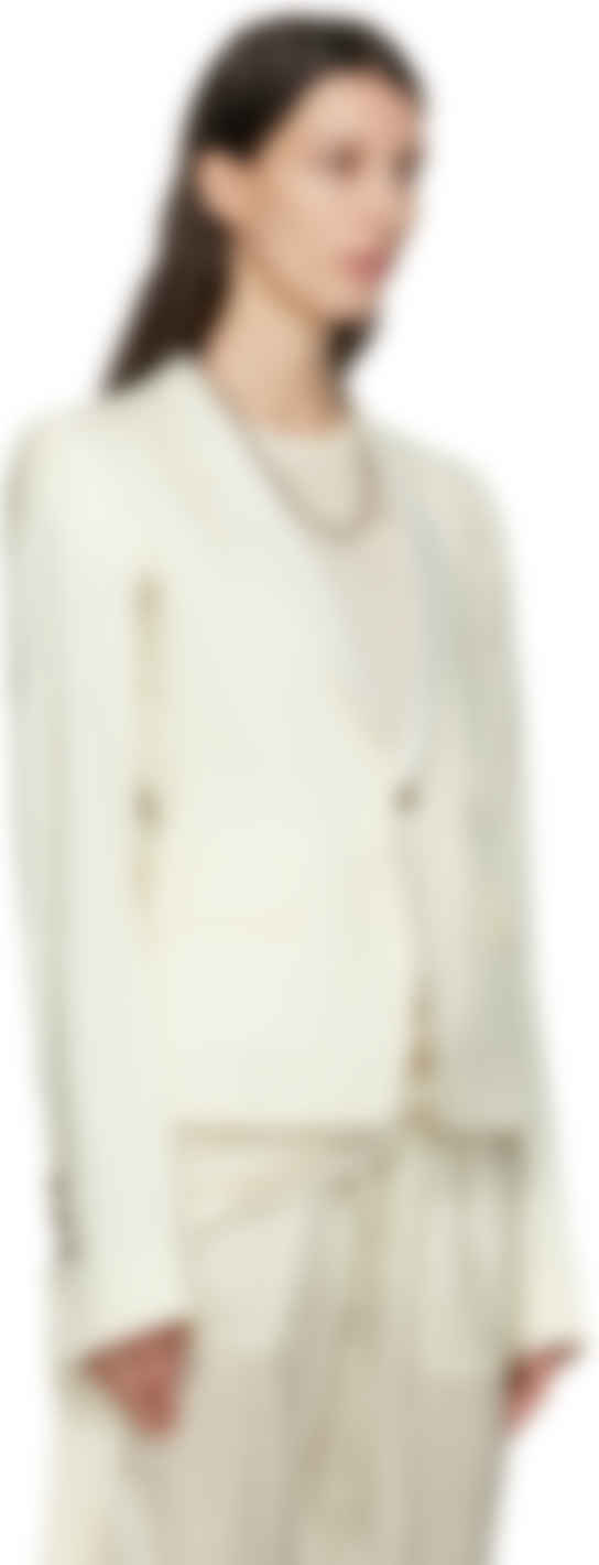 off white blazer ssense