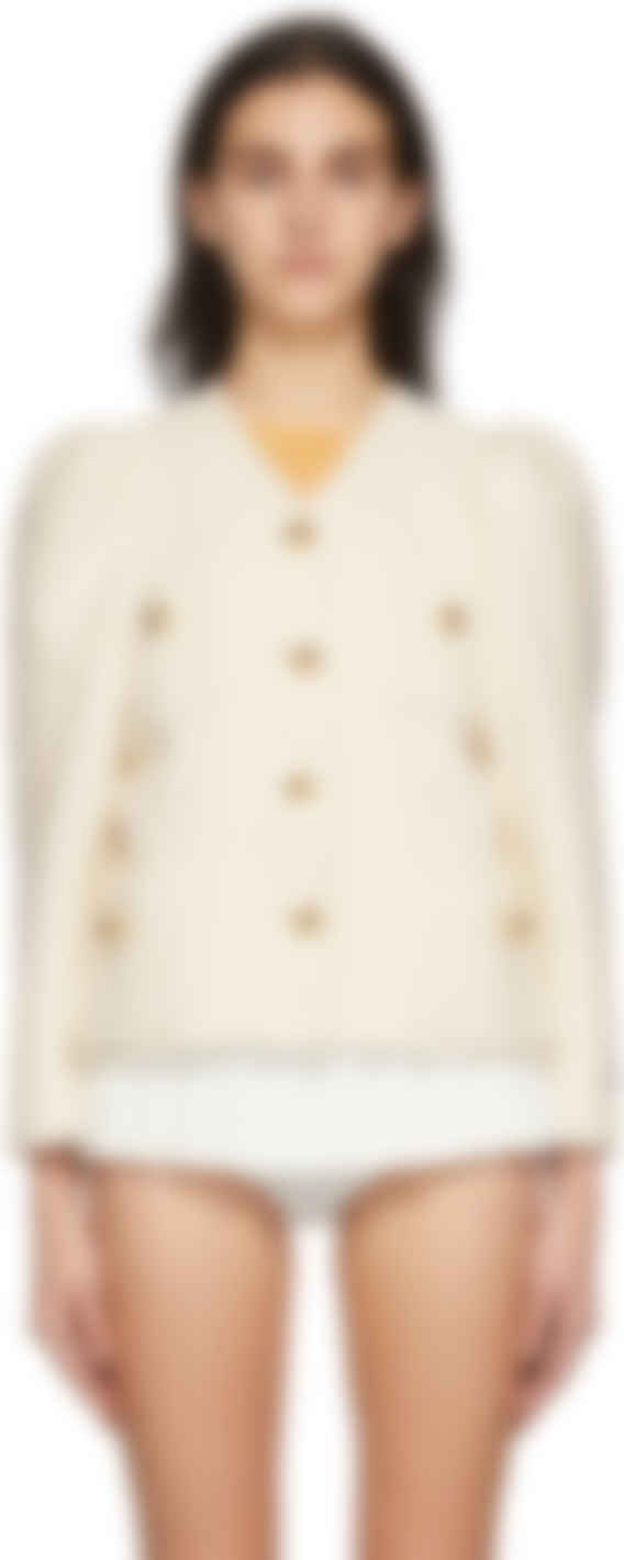 off white tweed jacket