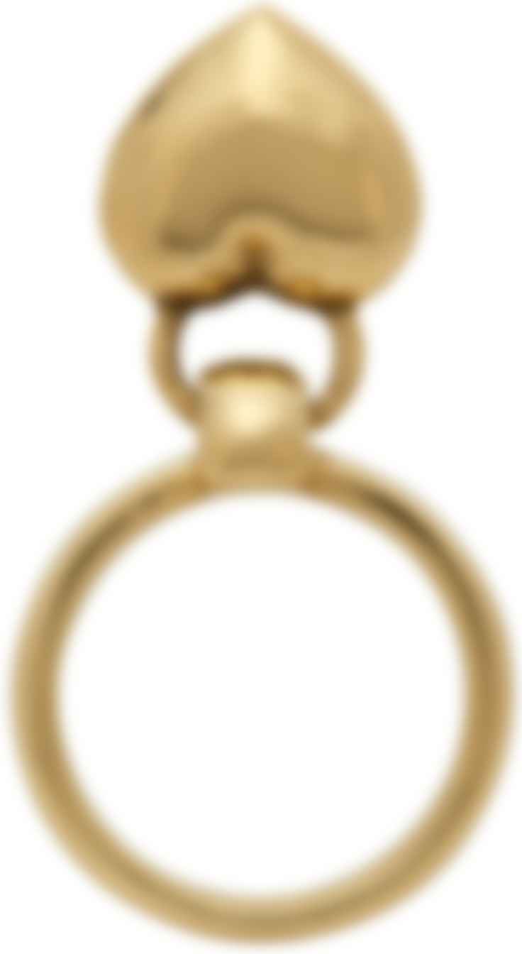 Laura Lombardi: Gold Amorina Charm Ring | SSENSE