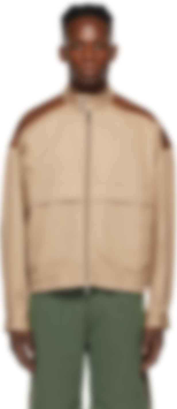 beige cotton jacket