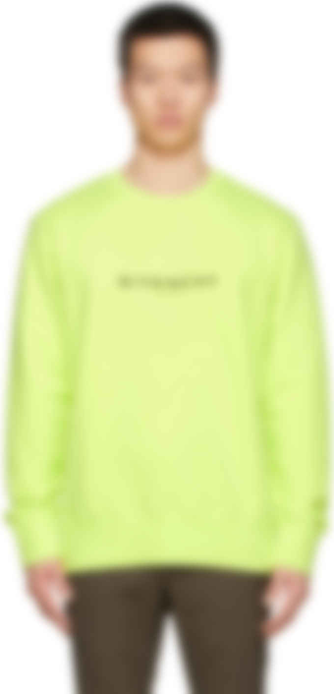 givenchy yellow sweatshirt