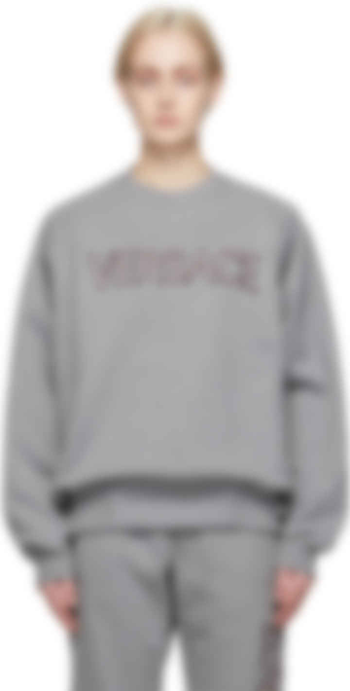versace grey sweatshirt