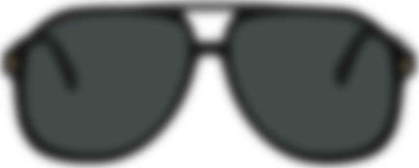 gucci black aviators