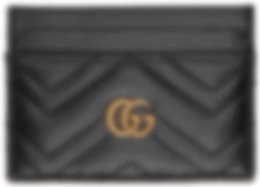 ブラック GG Marmont カード ケース