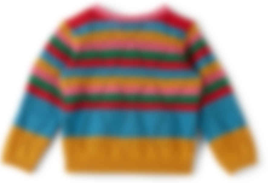 colourful knit cardigan