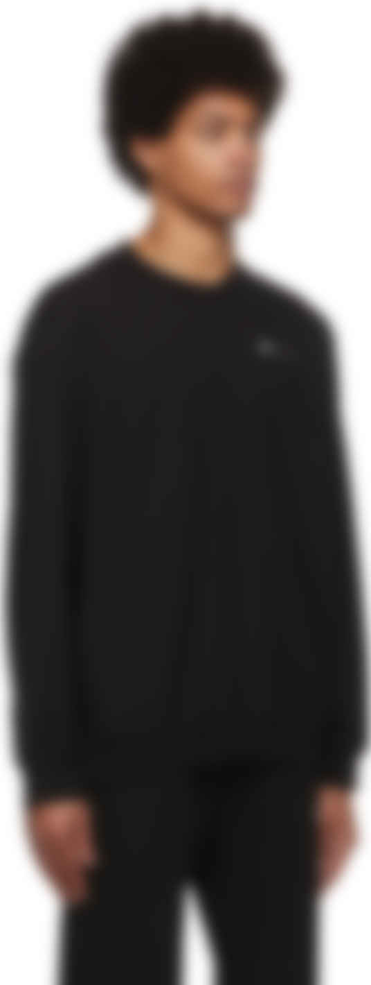 black branded sweatshirt