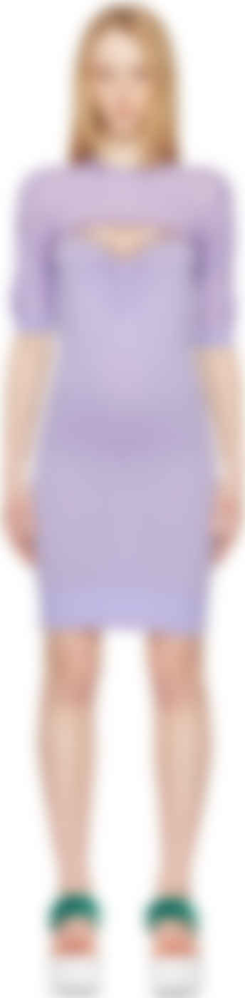 stella mccartney purple dress