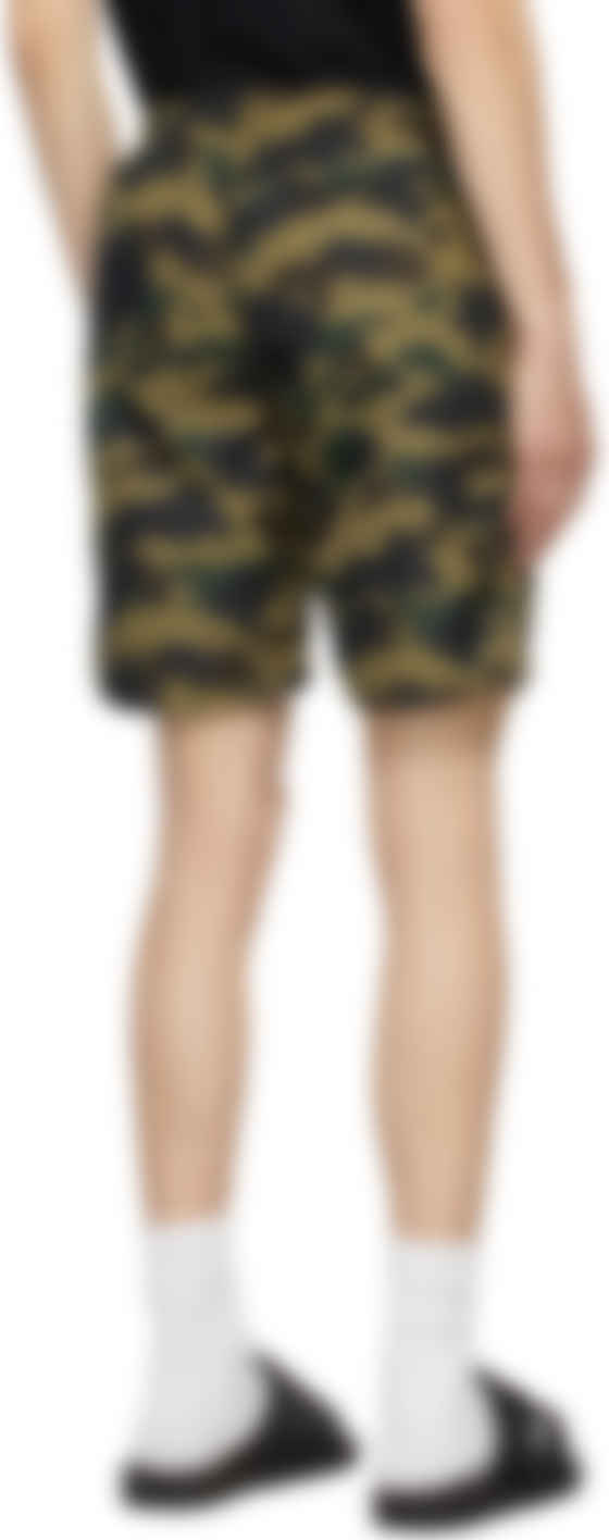 green bape shorts