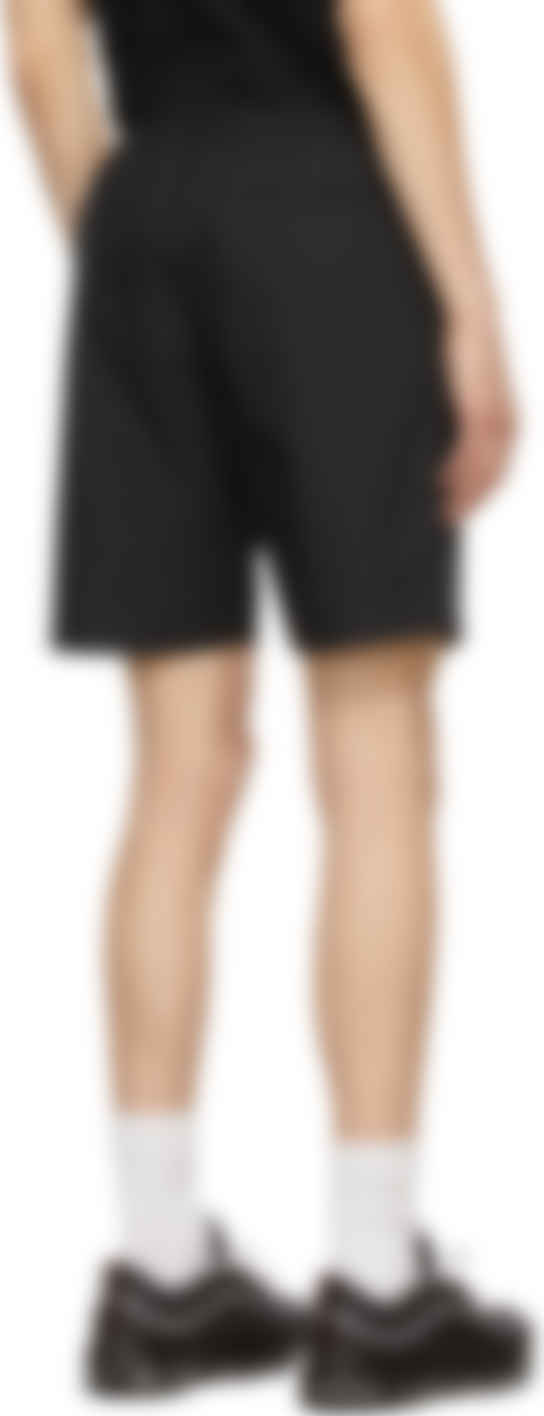 black and white bape shorts