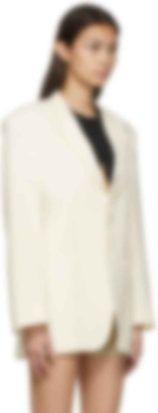 ssense blazer off white