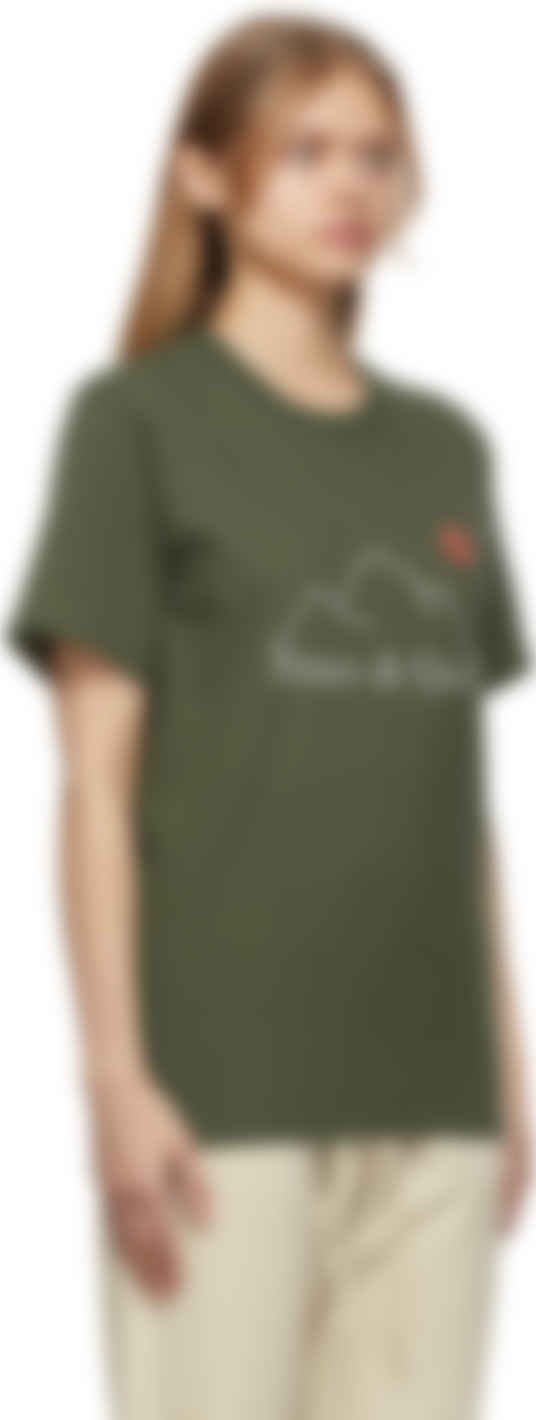 Green 'L'Horizon' T-Shirt