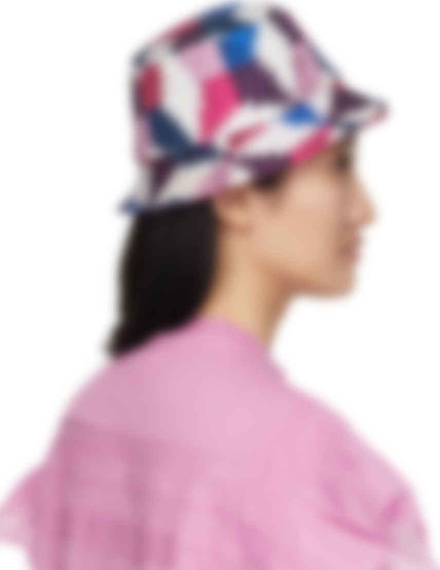 Isabel Marant: Reversible Multicolor Haley Bucket Hat | SSENSE