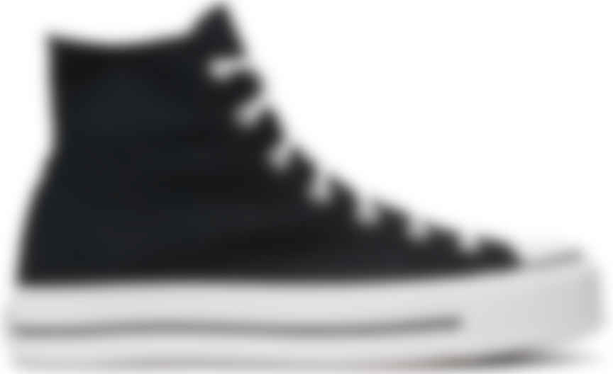 Converse: Black Chuck Taylor All Star Platform Hi Sneakers | SSENSE UK