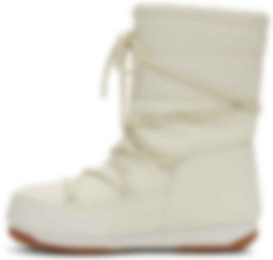 white mid boots