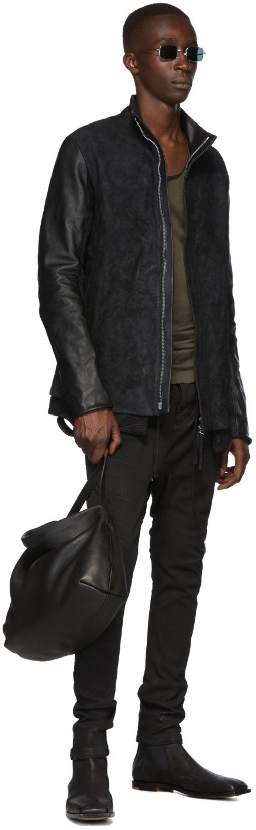 rick-owens-black-flat-square-toe-chelsea