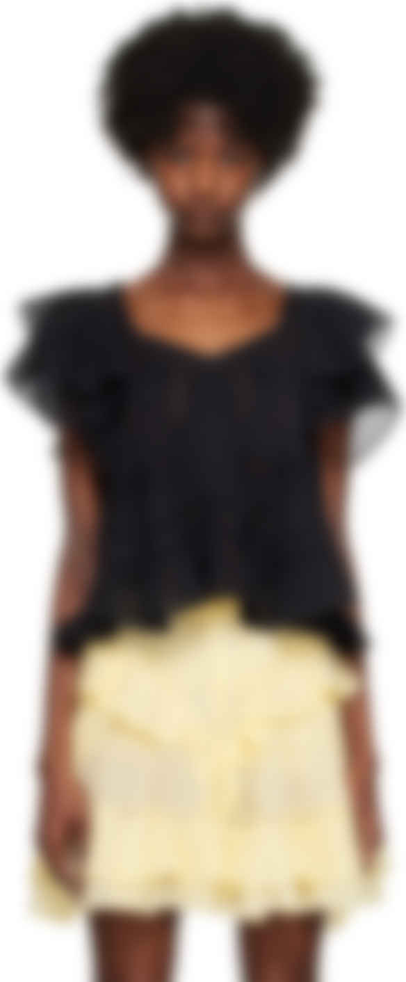 Black Madrana Blouse