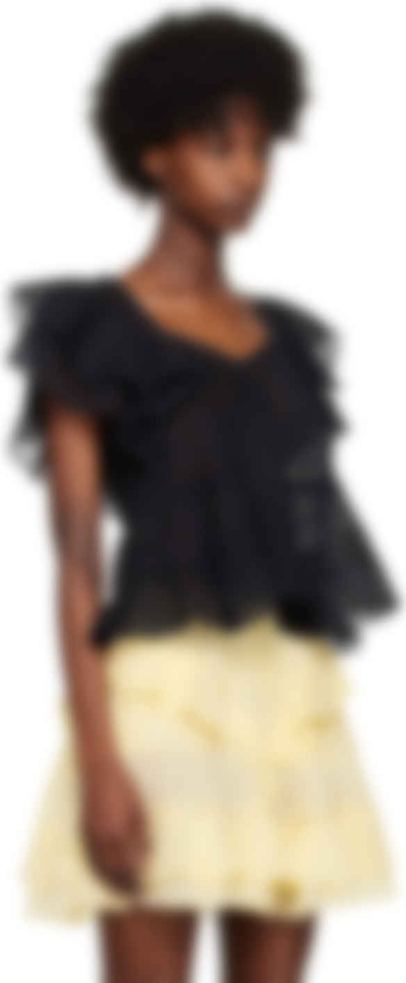 Black Madrana Blouse