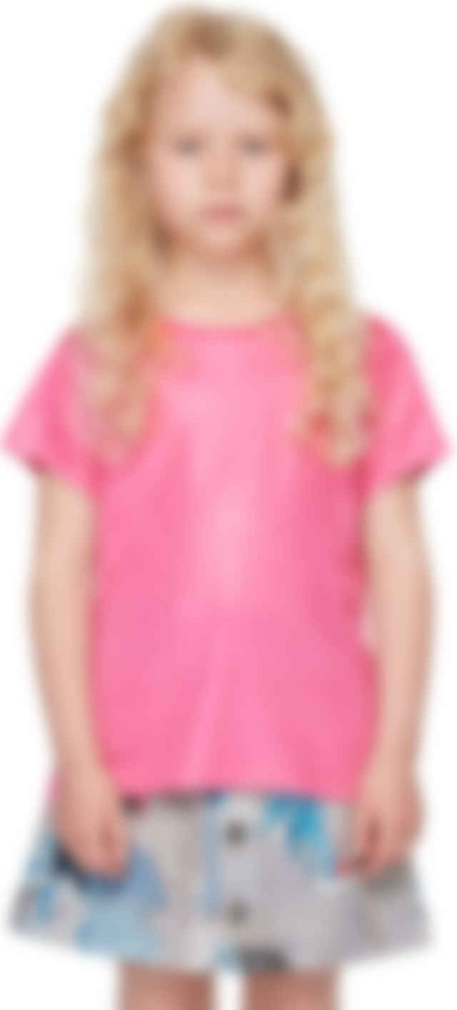 Kids Pink Tled T-Shirt