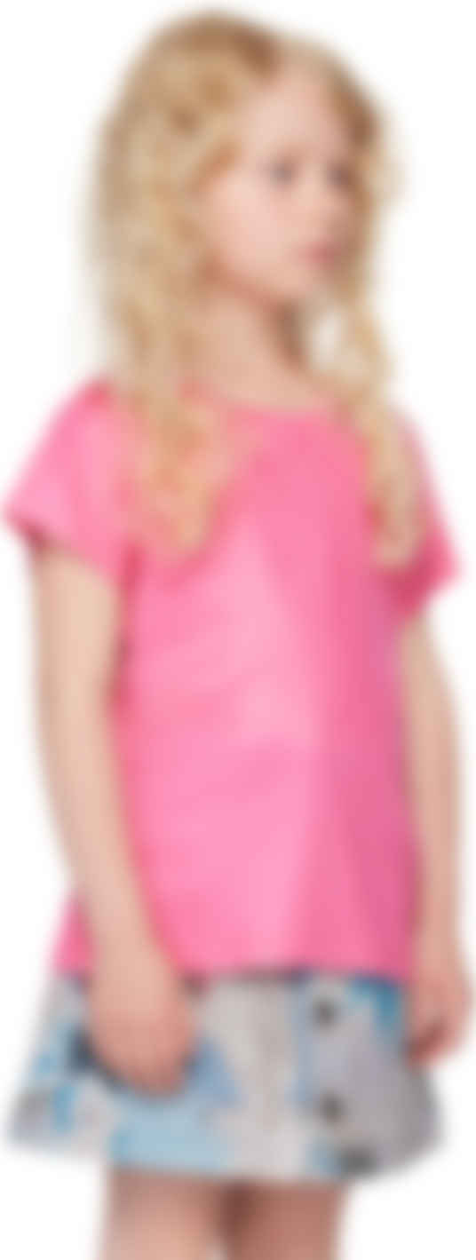 Kids Pink Tled T-Shirt