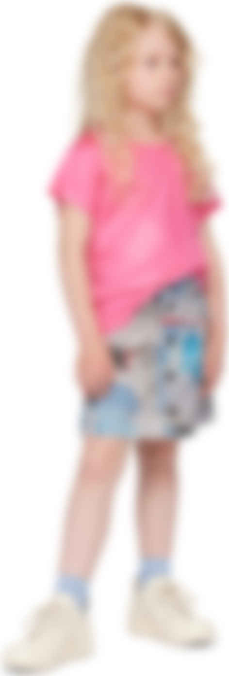 Kids Pink Tled T-Shirt