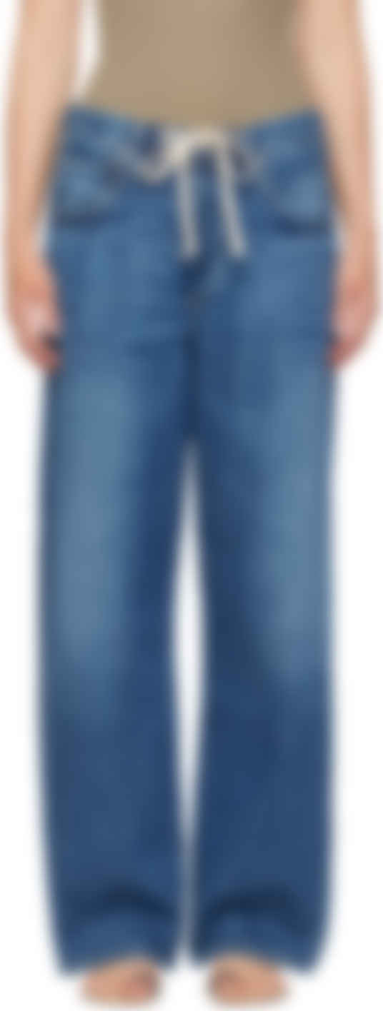 Indigo Brynn Drawstring Jeans