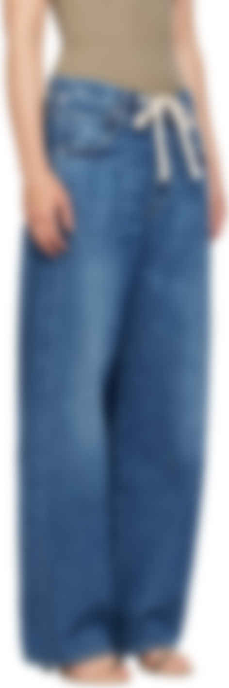 Indigo Brynn Drawstring Jeans