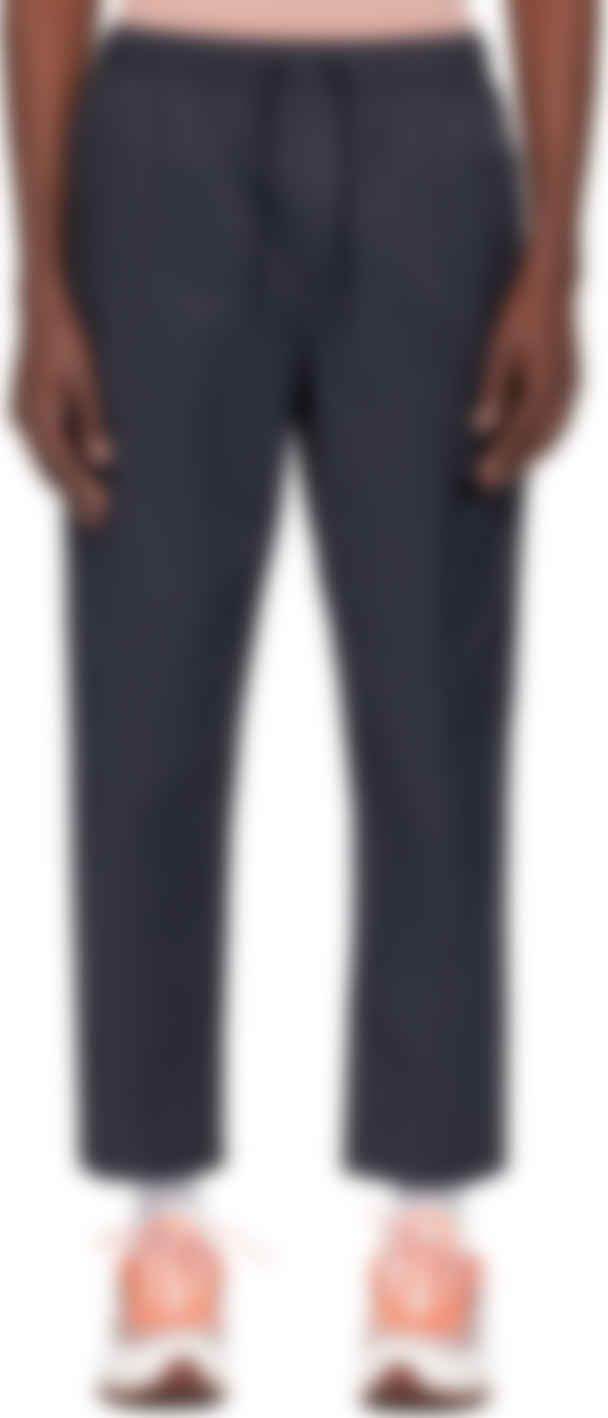 Black Drawstring Cargo Pants