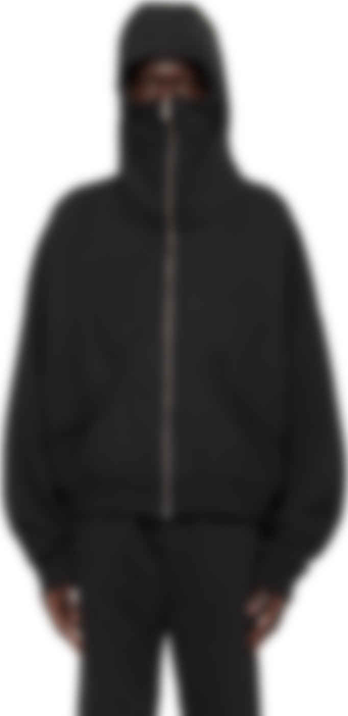 Black Full Zip Hoodie