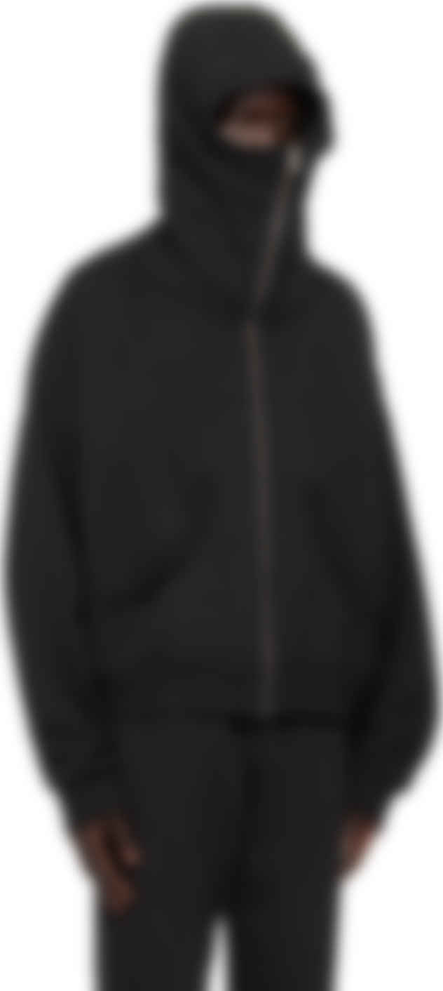Black Full Zip Hoodie