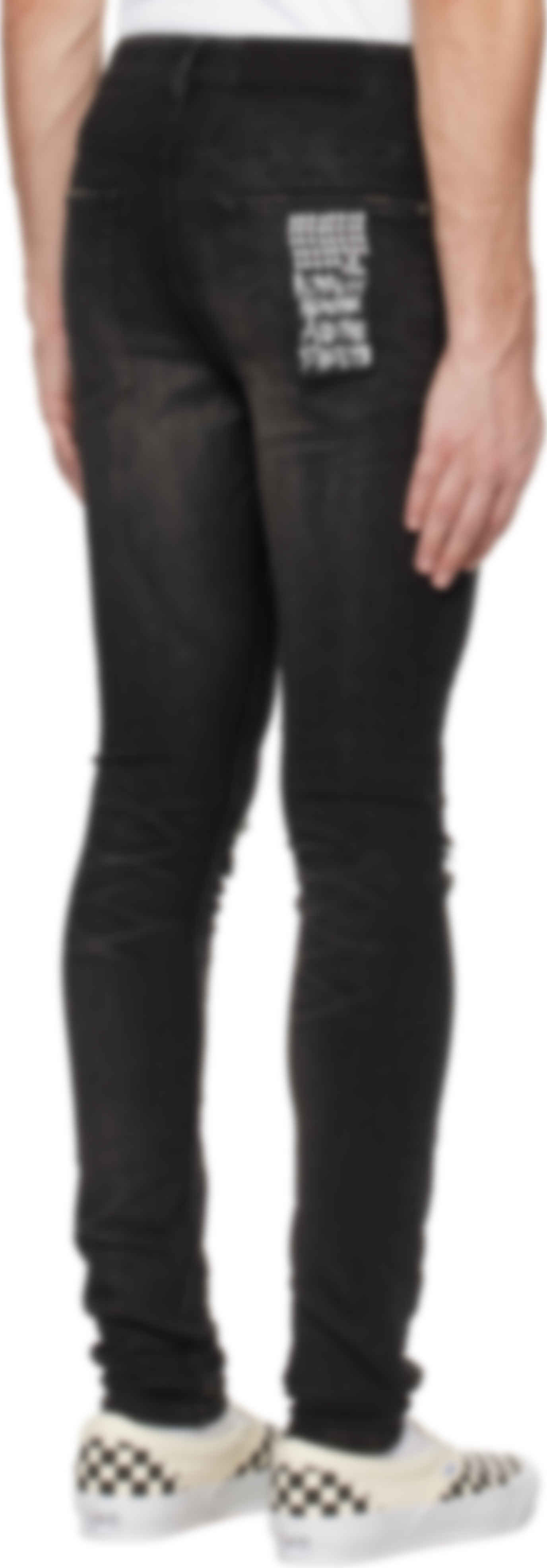 Black Van Winkle Tarr Repair Jeans