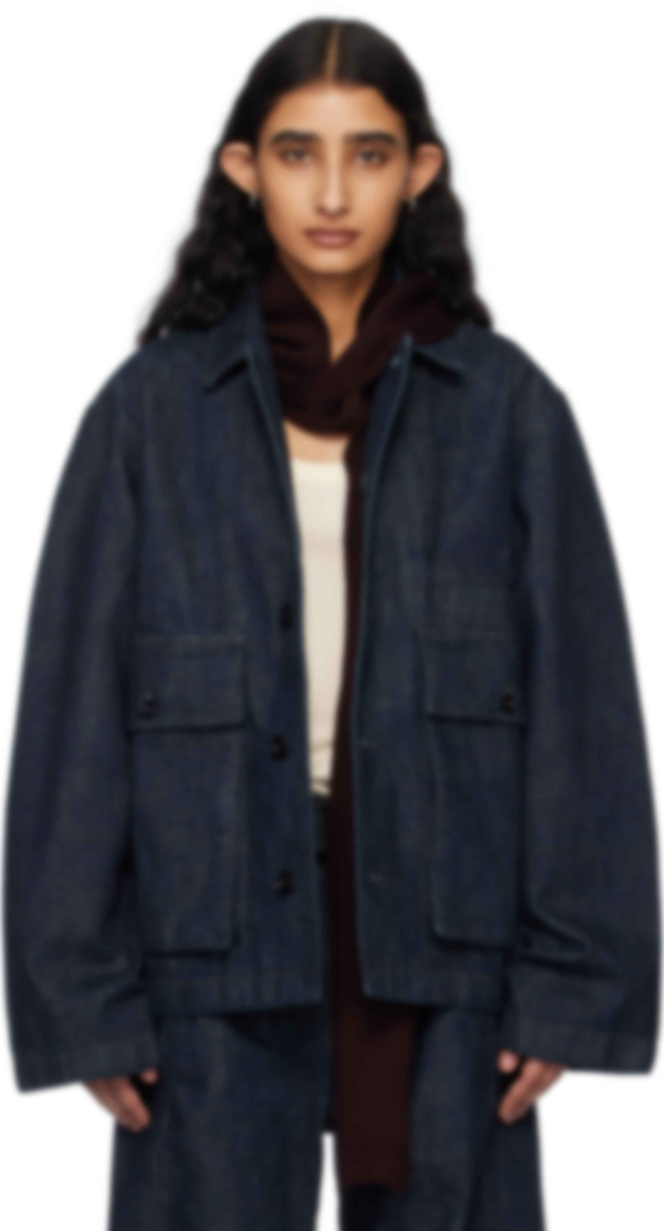 Indigo Boxy Denim Jacket