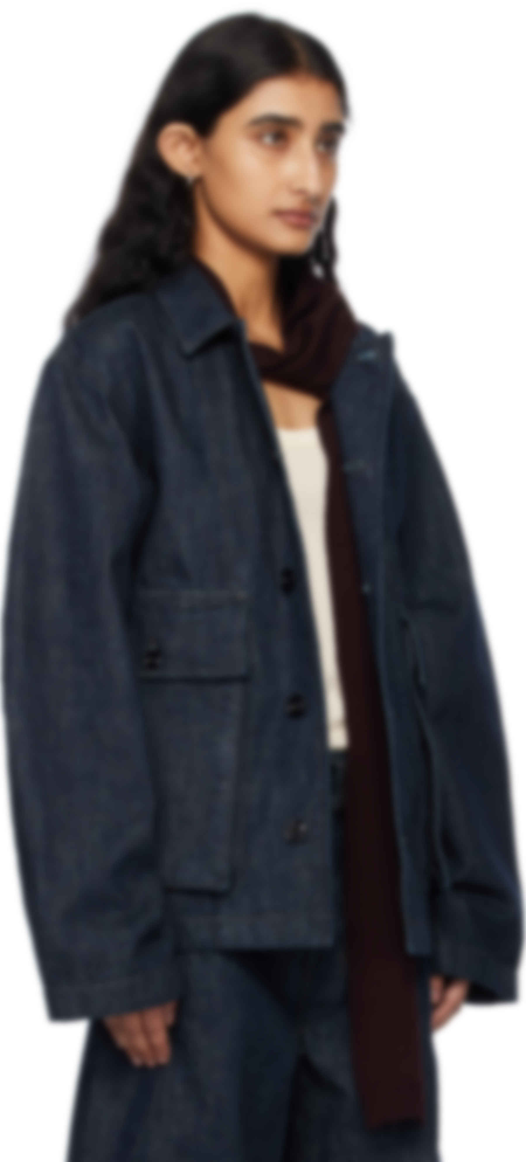 Indigo Boxy Denim Jacket