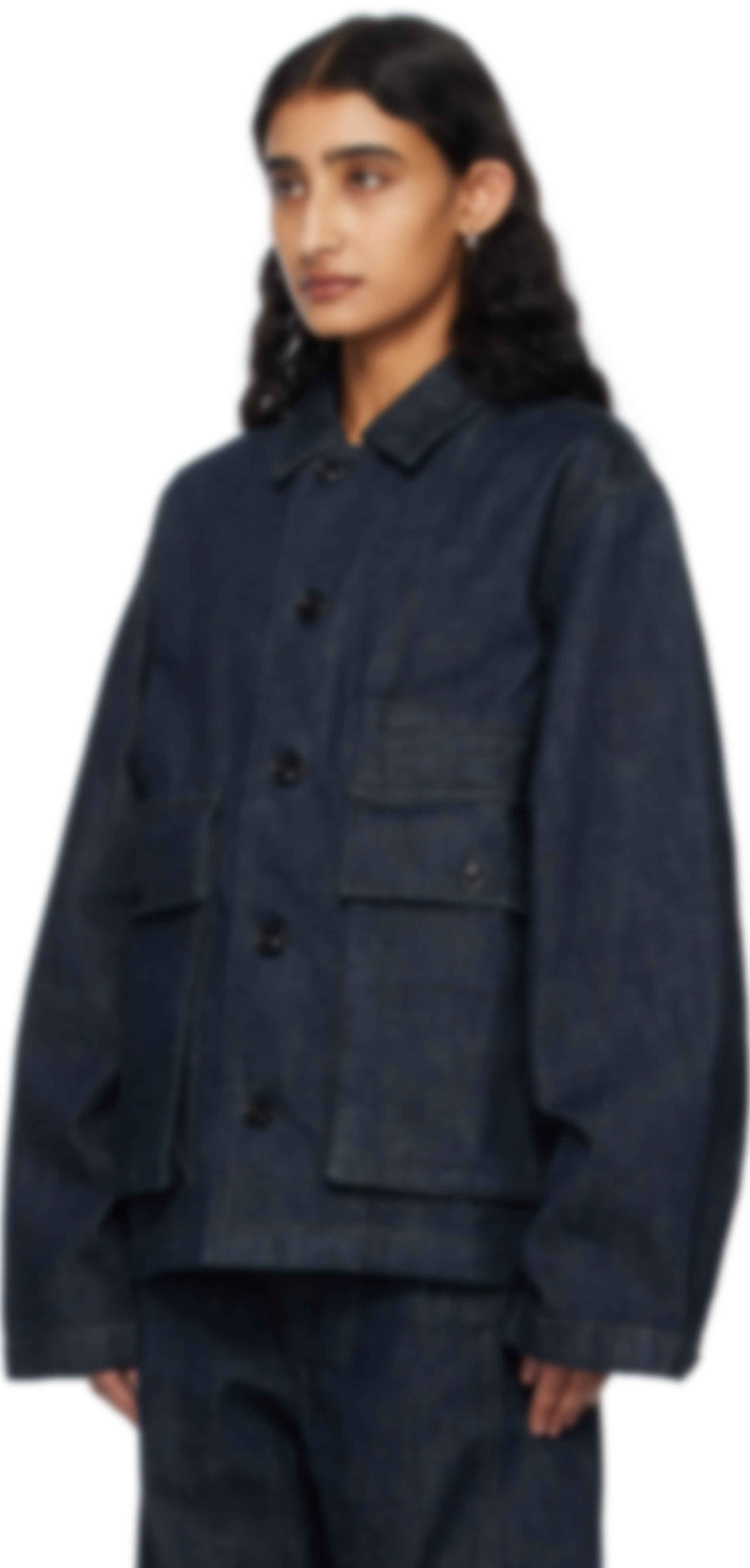 Indigo Boxy Denim Jacket