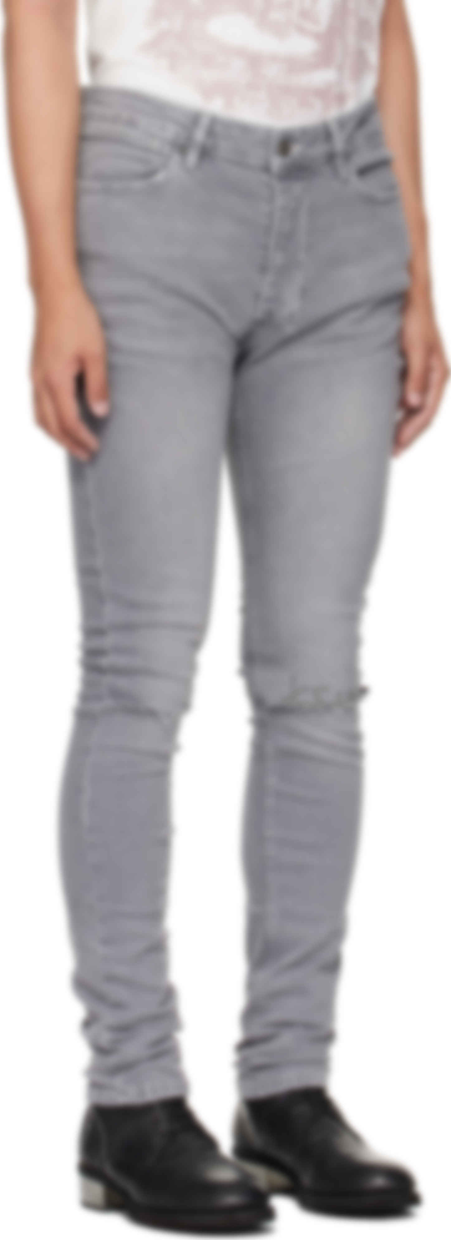 Gray Van Winkle Thrifted Jeans