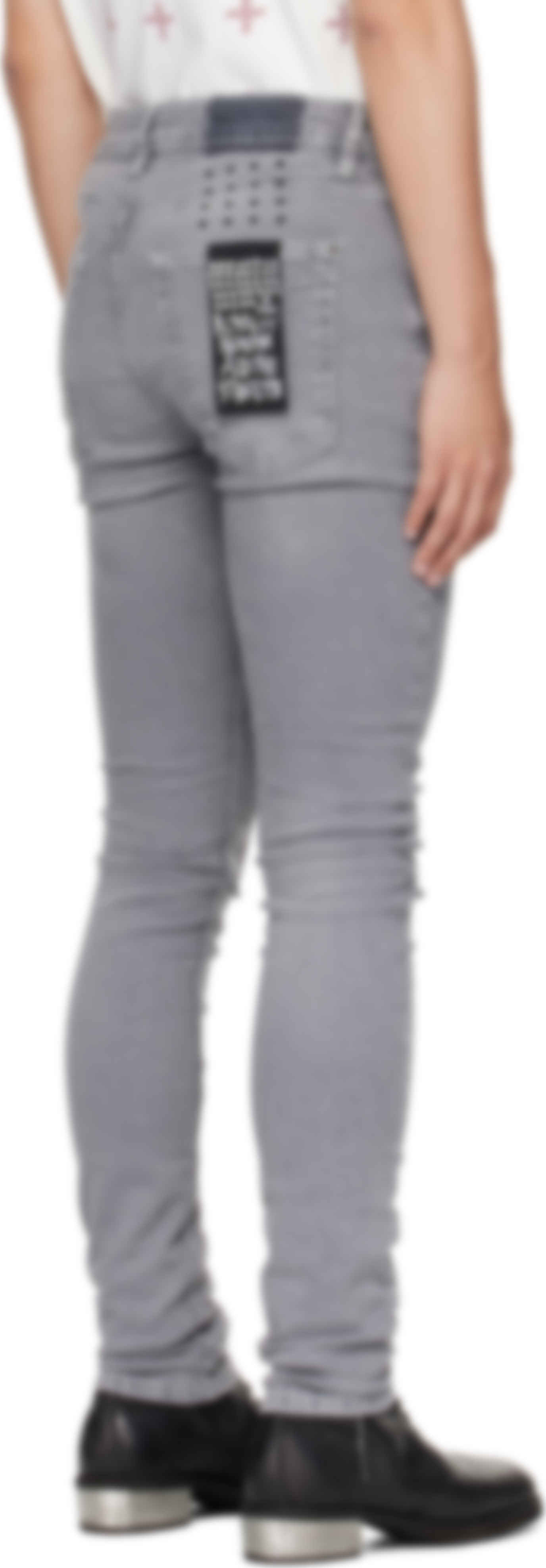 Gray Van Winkle Thrifted Jeans