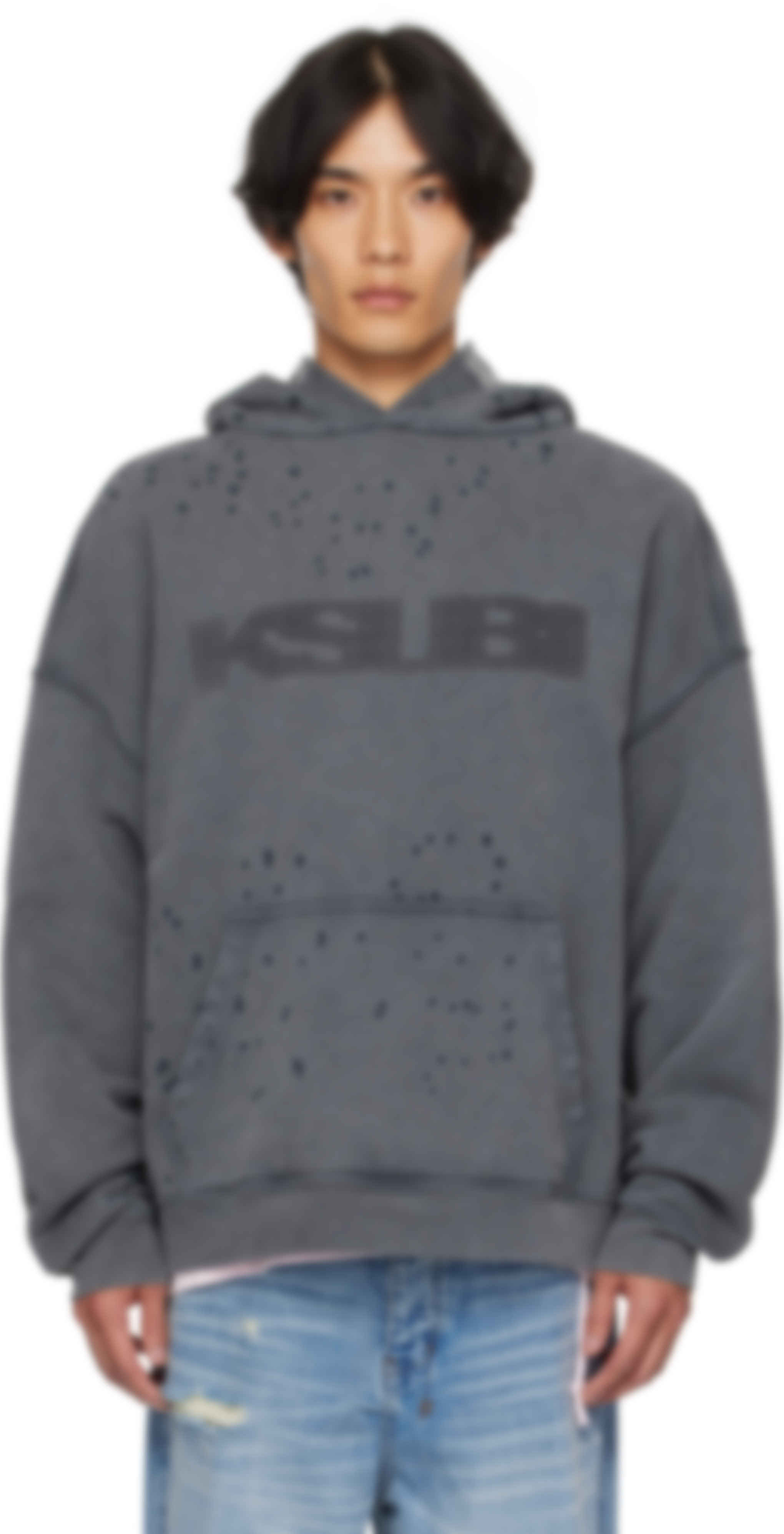 Gray Blasted Ekcess Hoodie